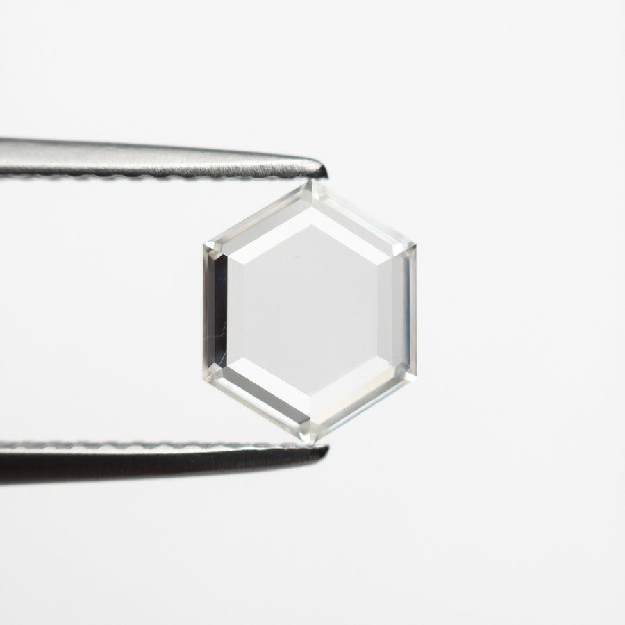 The 1.08ct 8.24x6.63x1.91mm SI2 G Hexagon Portrait Cut 19854-29 by East London jeweller Rachel Boston | Discover our collections of unique and timeless engagement rings, wedding rings, and modern fine jewellery. - Rachel Boston Jewellery