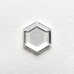 1.01ct 7.95x6.92x1.69mm VS2 G Hexagon Portrait Cut 19854-35