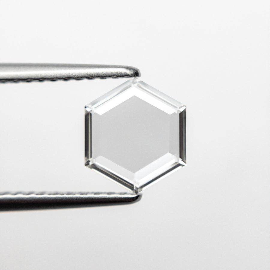 The 1.01ct 7.95x6.92x1.69mm VS2 G Hexagon Portrait Cut 19854-35 by East London jeweller Rachel Boston | Discover our collections of unique and timeless engagement rings, wedding rings, and modern fine jewellery. - Rachel Boston Jewellery