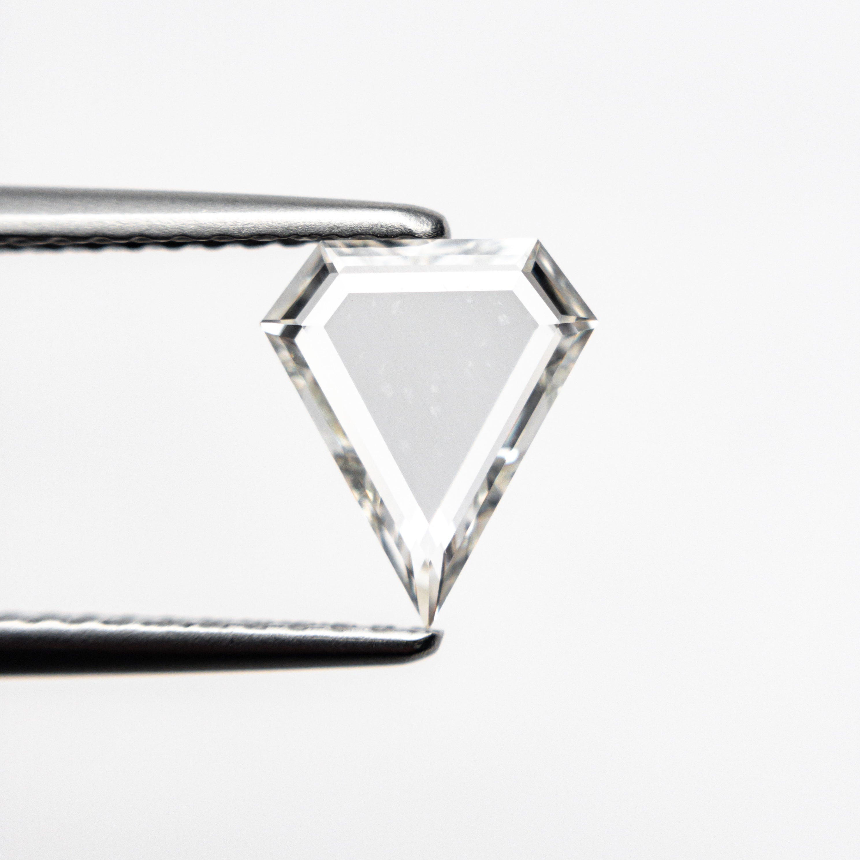 The 0.72ct 8.35x7.23x1.52mm SI1 H Shield Portrait Cut 19854-37 by East London jeweller Rachel Boston | Discover our collections of unique and timeless engagement rings, wedding rings, and modern fine jewellery.