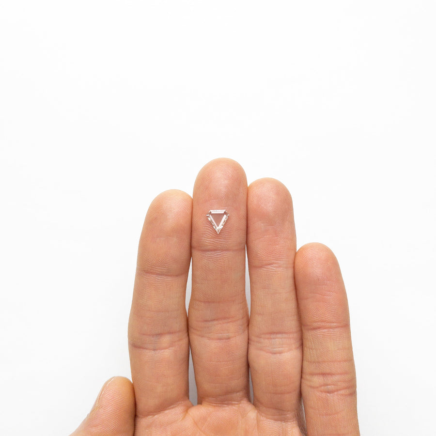 The 0.50ct 7.38x7.23x1.32mm SI1 G Shield Portrait Cut 19854-45 by East London jeweller Rachel Boston | Discover our collections of unique and timeless engagement rings, wedding rings, and modern fine jewellery. - Rachel Boston Jewellery