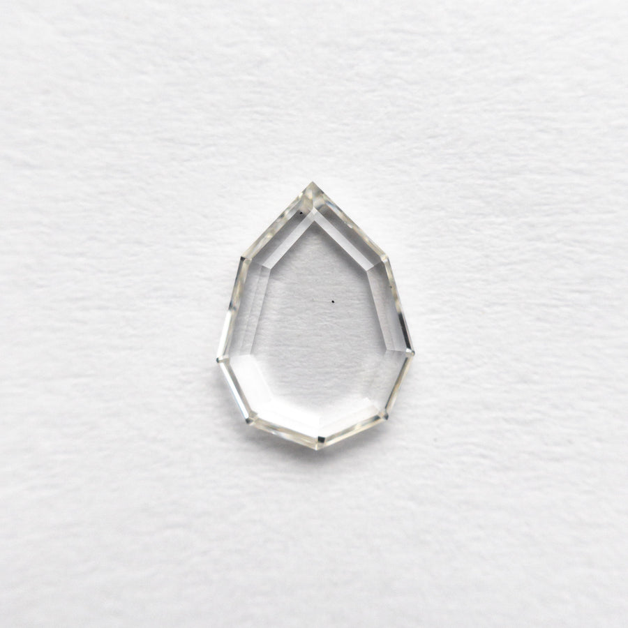 The 0.63ct 7.73x5.73x1.41mm Geo Pear Portrait Cut 19854-54 by East London jeweller Rachel Boston | Discover our collections of unique and timeless engagement rings, wedding rings, and modern fine jewellery. - Rachel Boston Jewellery
