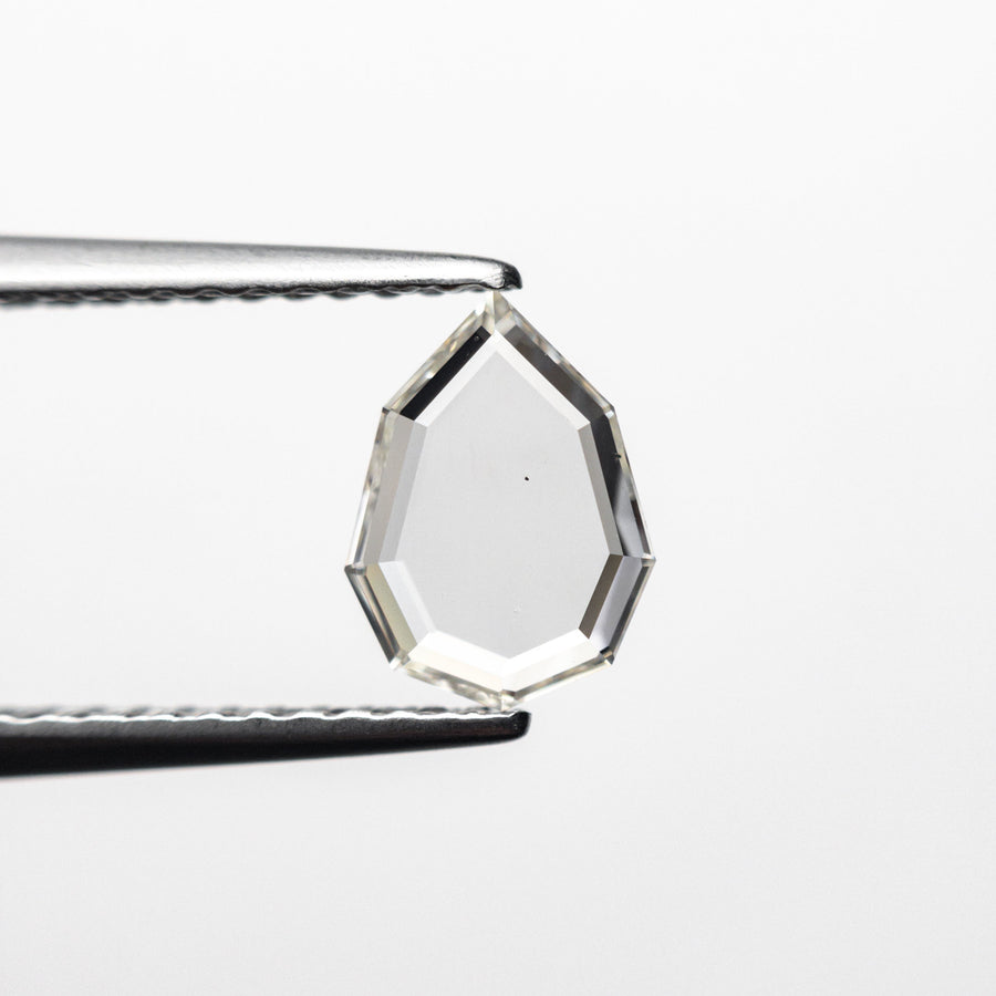 The 0.63ct 7.73x5.73x1.41mm Geo Pear Portrait Cut 19854-54 by East London jeweller Rachel Boston | Discover our collections of unique and timeless engagement rings, wedding rings, and modern fine jewellery. - Rachel Boston Jewellery