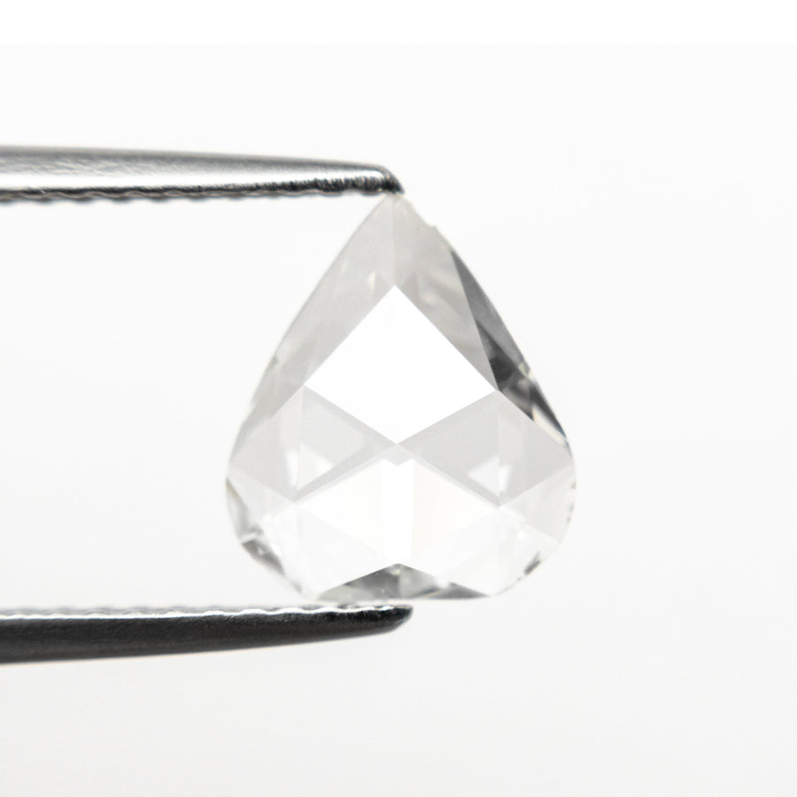The 0.83ct 9.20x7.90x1.71mm VS2 I Antique Pear Rosecut 19887-01 by East London jeweller Rachel Boston | Discover our collections of unique and timeless engagement rings, wedding rings, and modern fine jewellery. - Rachel Boston Jewellery