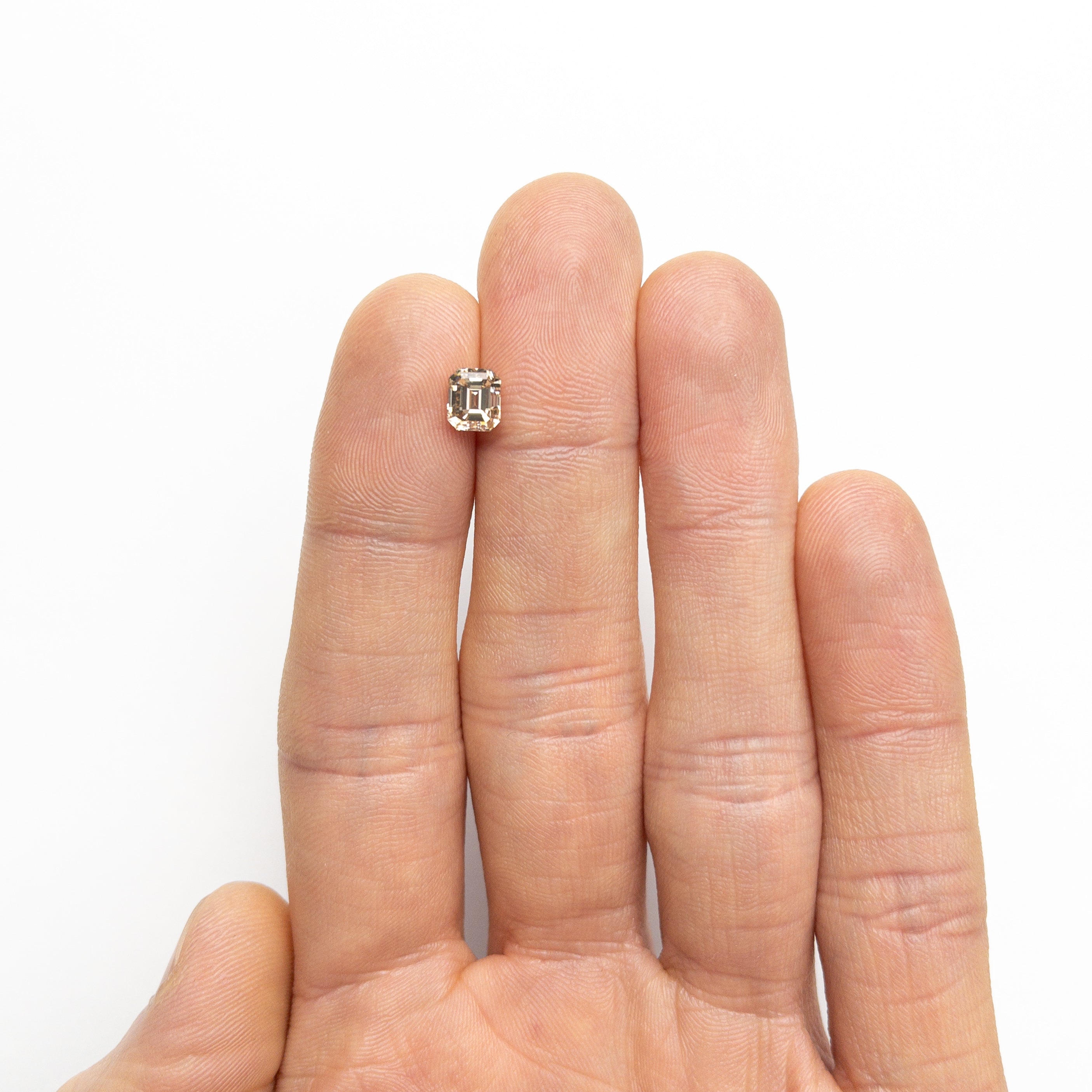 The 1.30ct 6.08x5.23x4.38mm SI1 C3 Cut Corner Rectangle Step Cut 19903-04 by East London jeweller Rachel Boston | Discover our collections of unique and timeless engagement rings, wedding rings, and modern fine jewellery.