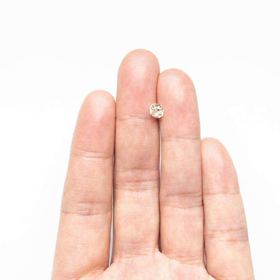 The 0.80ct 5.43x5.20x3.70mm SI2 L Antique Old Mine Cut 19935-03 by East London jeweller Rachel Boston | Discover our collections of unique and timeless engagement rings, wedding rings, and modern fine jewellery. - Rachel Boston Jewellery