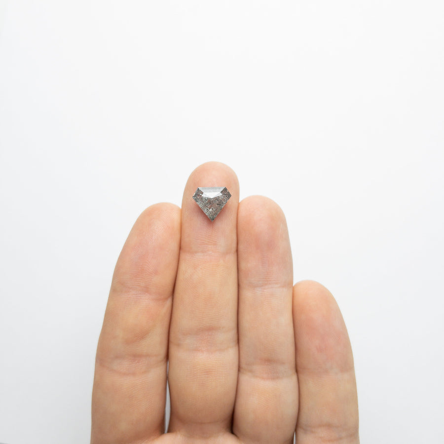 The 3.71ct 10.16x11.35x4.79mm Shield Double Cut 20000-11 by East London jeweller Rachel Boston | Discover our collections of unique and timeless engagement rings, wedding rings, and modern fine jewellery. - Rachel Boston Jewellery