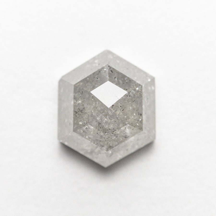 The 2.29ct 9.12x7.55x3.92mm Hexagon Rosecut 20001-18 by East London jeweller Rachel Boston | Discover our collections of unique and timeless engagement rings, wedding rings, and modern fine jewellery. - Rachel Boston Jewellery