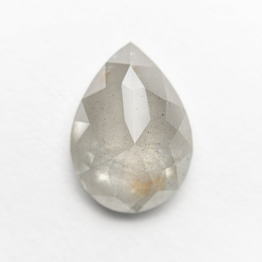 The 2.40ct 10.70x7.68x4.15mm Pear Double Cut 20021-06 by East London jeweller Rachel Boston | Discover our collections of unique and timeless engagement rings, wedding rings, and modern fine jewellery. - Rachel Boston Jewellery