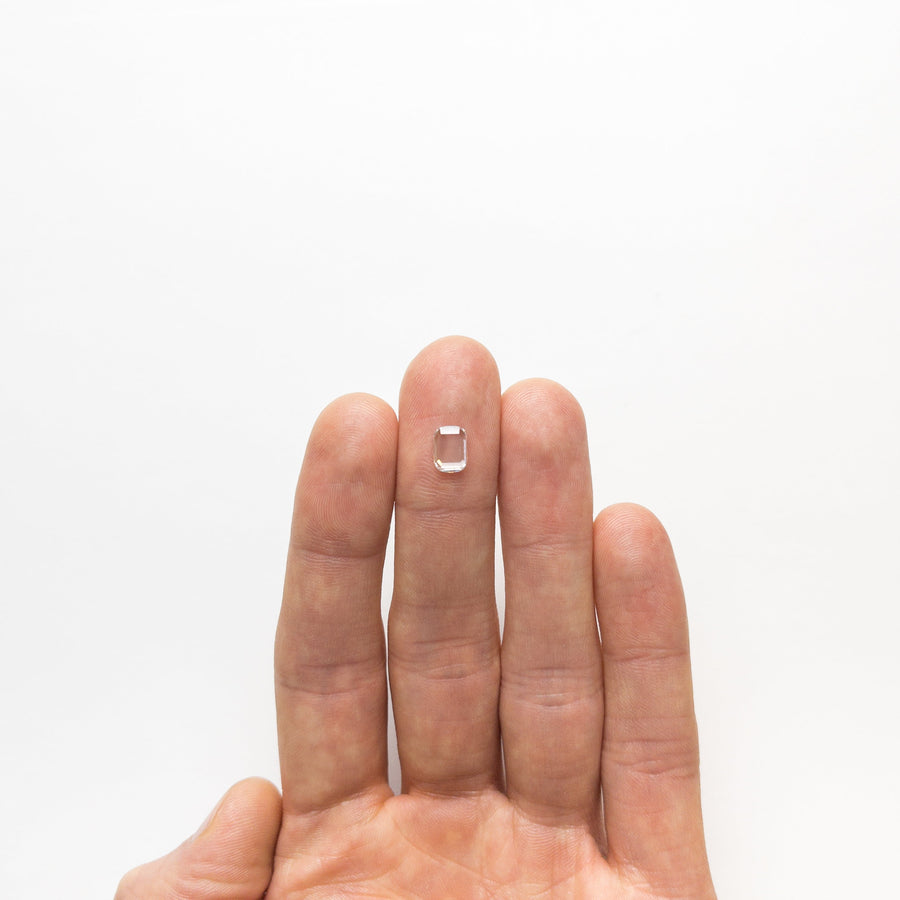 The 0.92ct 7.60x5.79x1.65mm SI2 E Cushion Portrait Cut 20027-10 by East London jeweller Rachel Boston | Discover our collections of unique and timeless engagement rings, wedding rings, and modern fine jewellery. - Rachel Boston Jewellery