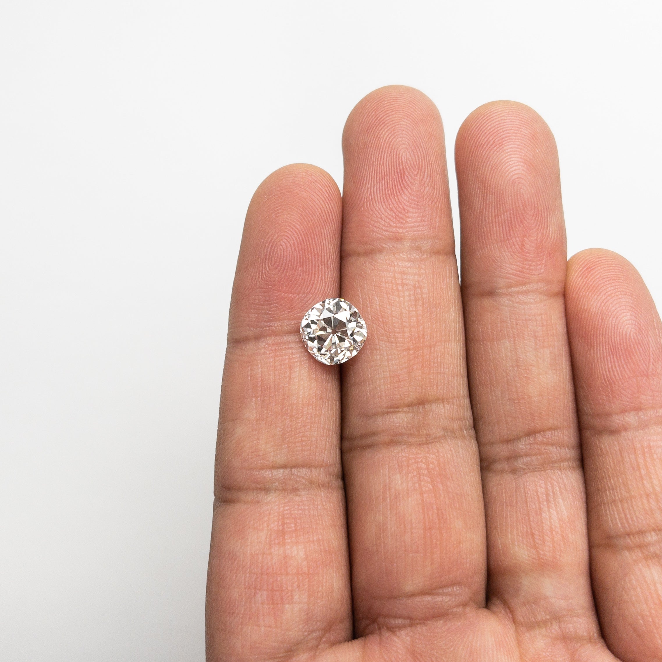 The 3.19ct 9.30x8.74x6.07mm GIA SI1 H Antique Old European Cut 20675-01 by East London jeweller Rachel Boston | Discover our collections of unique and timeless engagement rings, wedding rings, and modern fine jewellery.