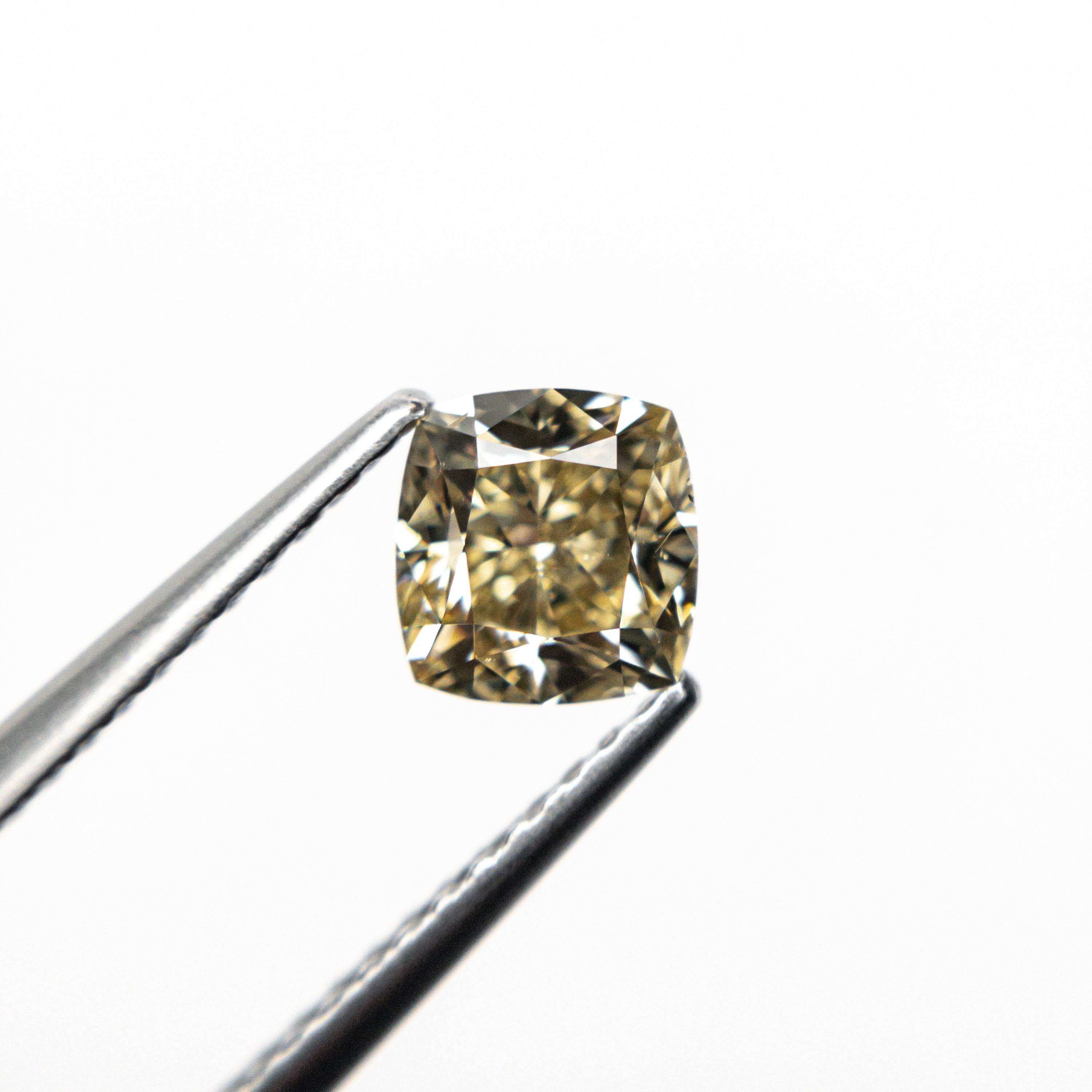 The 1.01ct 5.35x6.18x3.98mm SI2 C5 Cushion Brilliant 20705-10 by East London jeweller Rachel Boston | Discover our collections of unique and timeless engagement rings, wedding rings, and modern fine jewellery.