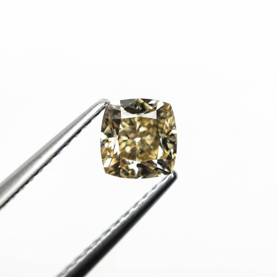 The 1.01ct 5.35x6.18x3.98mm SI2 C5 Cushion Brilliant 20705-10 by East London jeweller Rachel Boston | Discover our collections of unique and timeless engagement rings, wedding rings, and modern fine jewellery. - Rachel Boston Jewellery