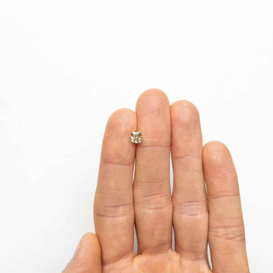 The 1.01ct 5.35x6.18x3.98mm SI2 C5 Cushion Brilliant 20705-10 by East London jeweller Rachel Boston | Discover our collections of unique and timeless engagement rings, wedding rings, and modern fine jewellery. - Rachel Boston Jewellery