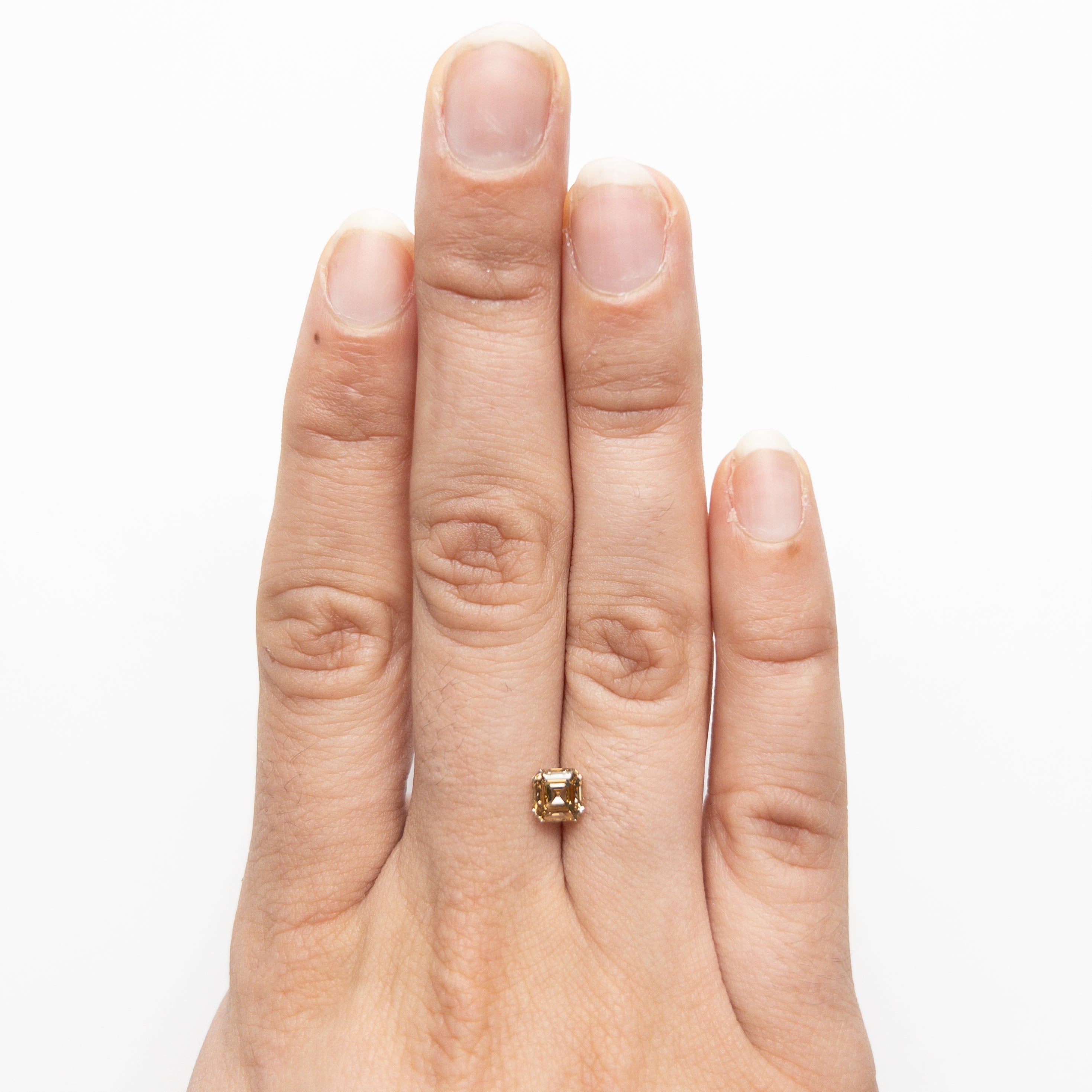 The 1.00ct 5.20x5.15x3.66mm VS2 C6 Cut Corner Square Step Cut 20706-04 by East London jeweller Rachel Boston | Discover our collections of unique and timeless engagement rings, wedding rings, and modern fine jewellery.