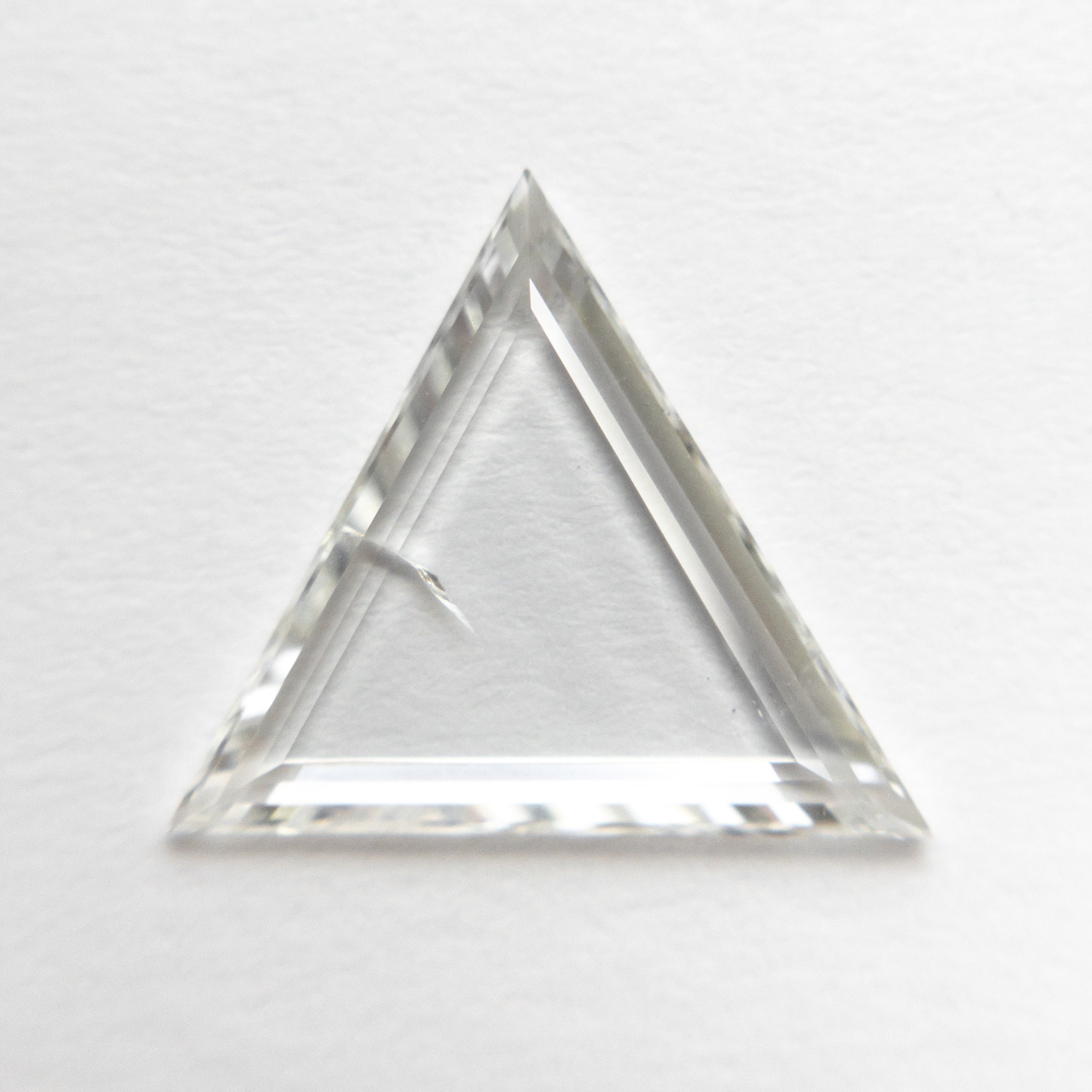 The 1.39ct 10.89x12.15x1.45mm SI2 H Triangle Portrait Cut 20745-01 by East London jeweller Rachel Boston | Discover our collections of unique and timeless engagement rings, wedding rings, and modern fine jewellery.