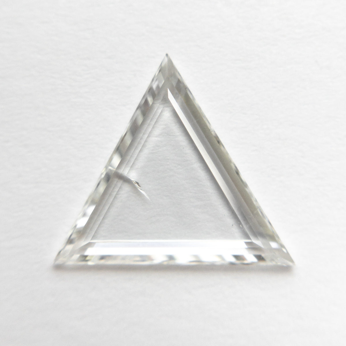 The 1.39ct 10.89x12.15x1.45mm SI2 H Triangle Portrait Cut 20745-01 by East London jeweller Rachel Boston | Discover our collections of unique and timeless engagement rings, wedding rings, and modern fine jewellery.