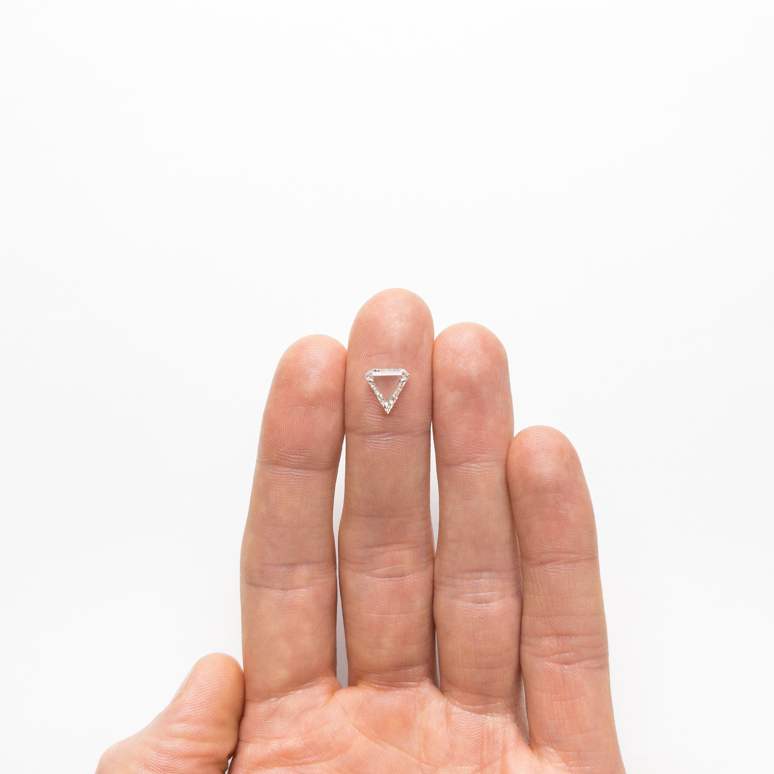 The 1.38ct 8.82x8.88x2.45mm SI1 H Shield Portrait Cut 20745-03 by East London jeweller Rachel Boston | Discover our collections of unique and timeless engagement rings, wedding rings, and modern fine jewellery.