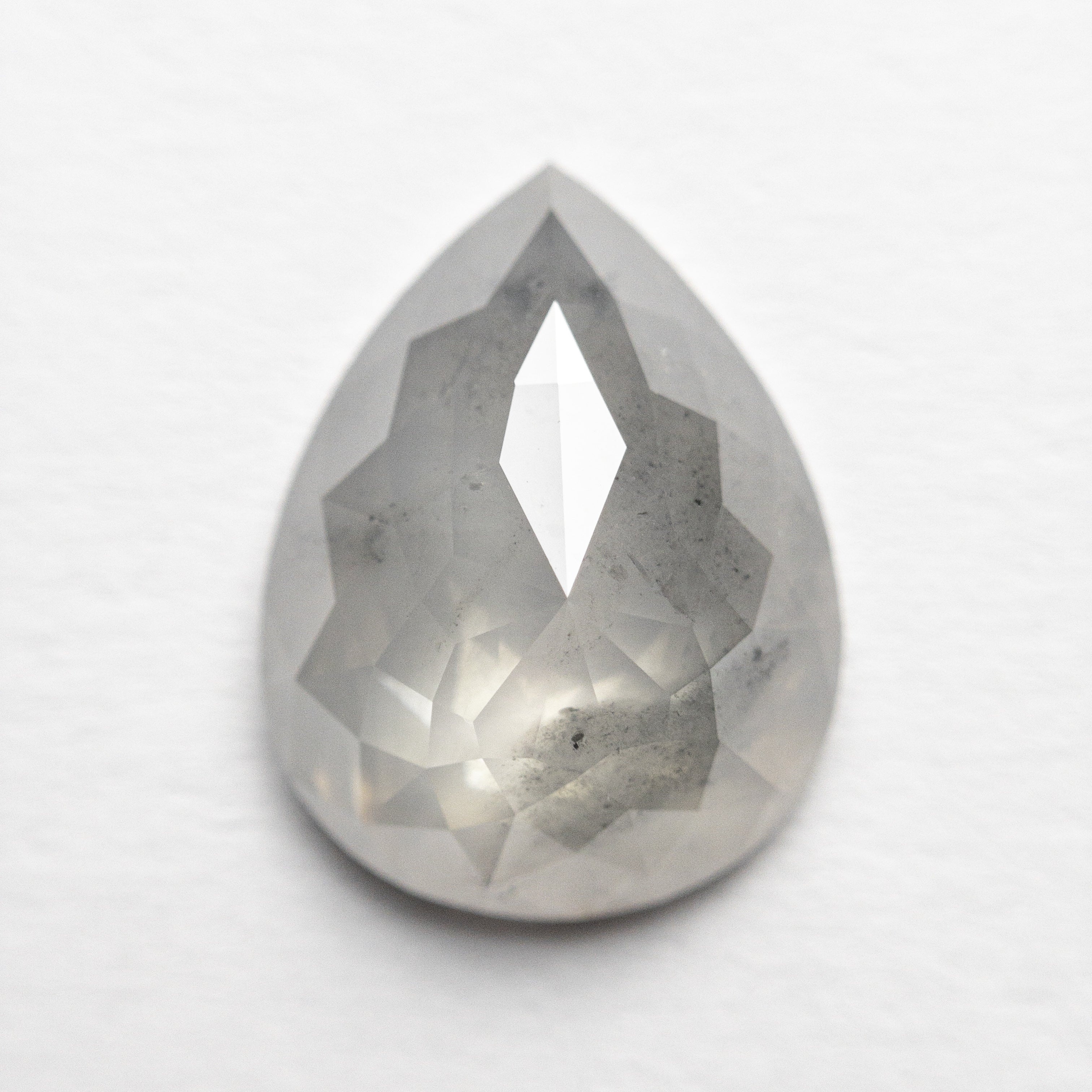 The 3.41ct 12.12x9.29x4.12mm Pear Rosecut 20901-19 by East London jeweller Rachel Boston | Discover our collections of unique and timeless engagement rings, wedding rings, and modern fine jewellery.
