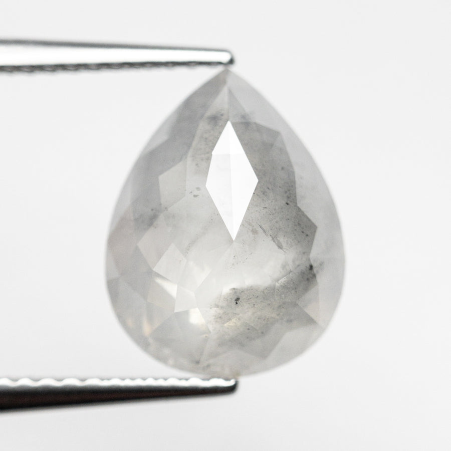 The 3.41ct 12.12x9.29x4.12mm Pear Rosecut 20901-19 by East London jeweller Rachel Boston | Discover our collections of unique and timeless engagement rings, wedding rings, and modern fine jewellery. - Rachel Boston Jewellery