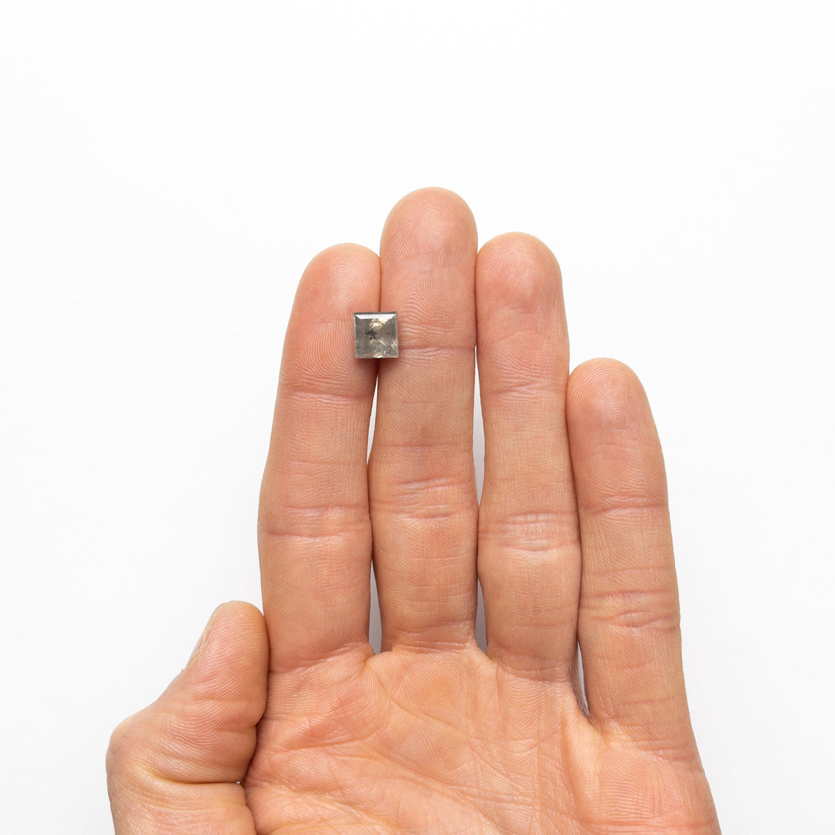 The 2.82ct 7.72x7.49x5.17mm Square Brilliant 20912-08 by East London jeweller Rachel Boston | Discover our collections of unique and timeless engagement rings, wedding rings, and modern fine jewellery.