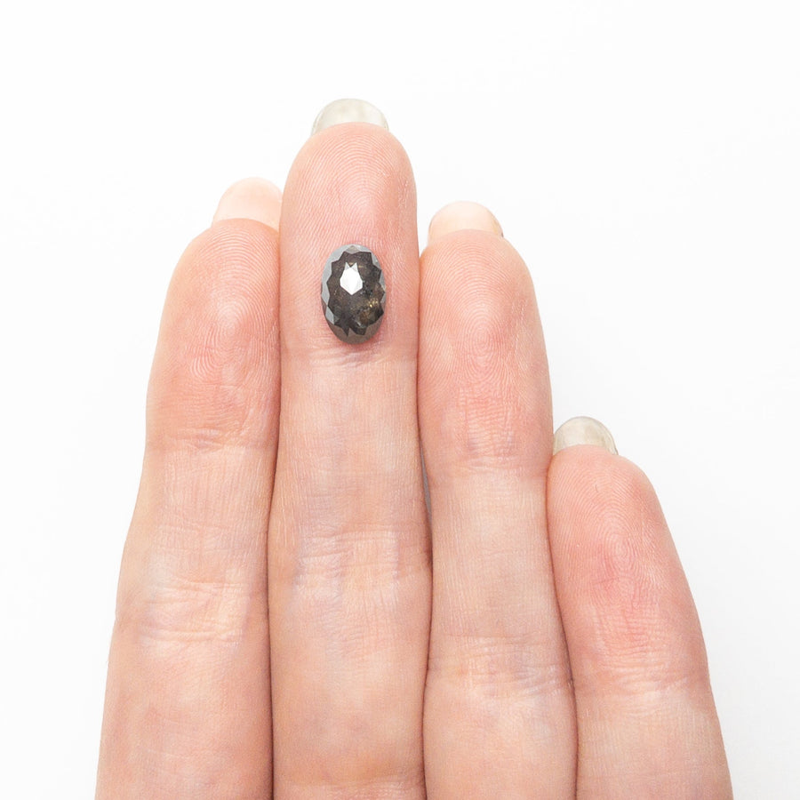 The 2.28ct 9.68x6.43x4.02mm Oval Double Cut 20914-03 by East London jeweller Rachel Boston | Discover our collections of unique and timeless engagement rings, wedding rings, and modern fine jewellery. - Rachel Boston Jewellery
