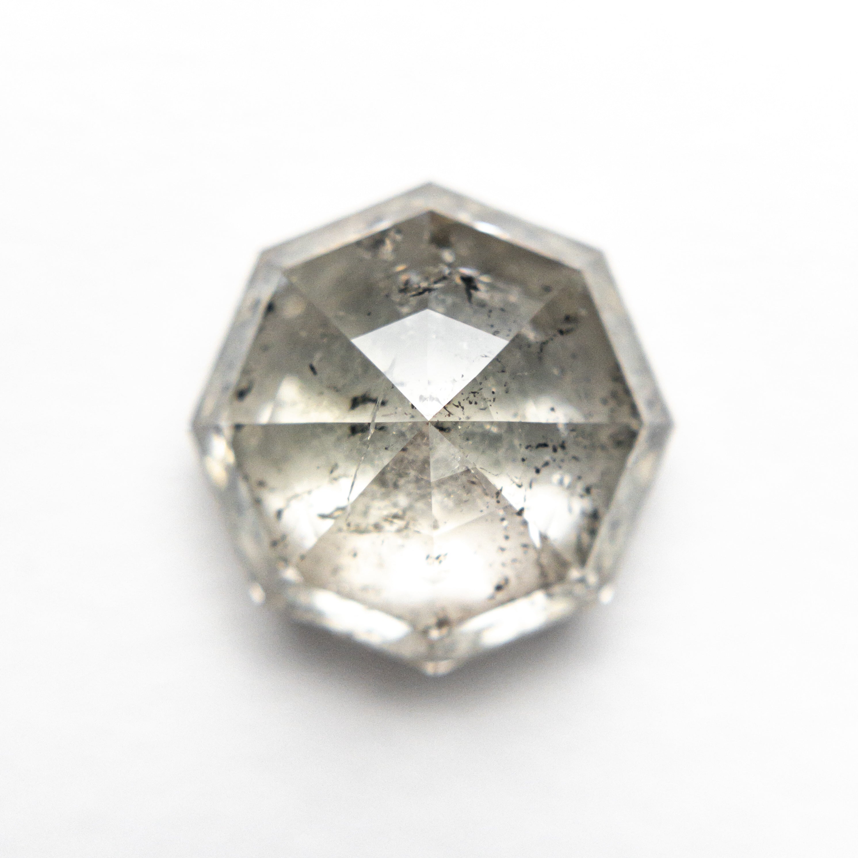 The 5.57ct 11.08x10.30x6.19mm Octagon Double Cut 20921-01 by East London jeweller Rachel Boston | Discover our collections of unique and timeless engagement rings, wedding rings, and modern fine jewellery.