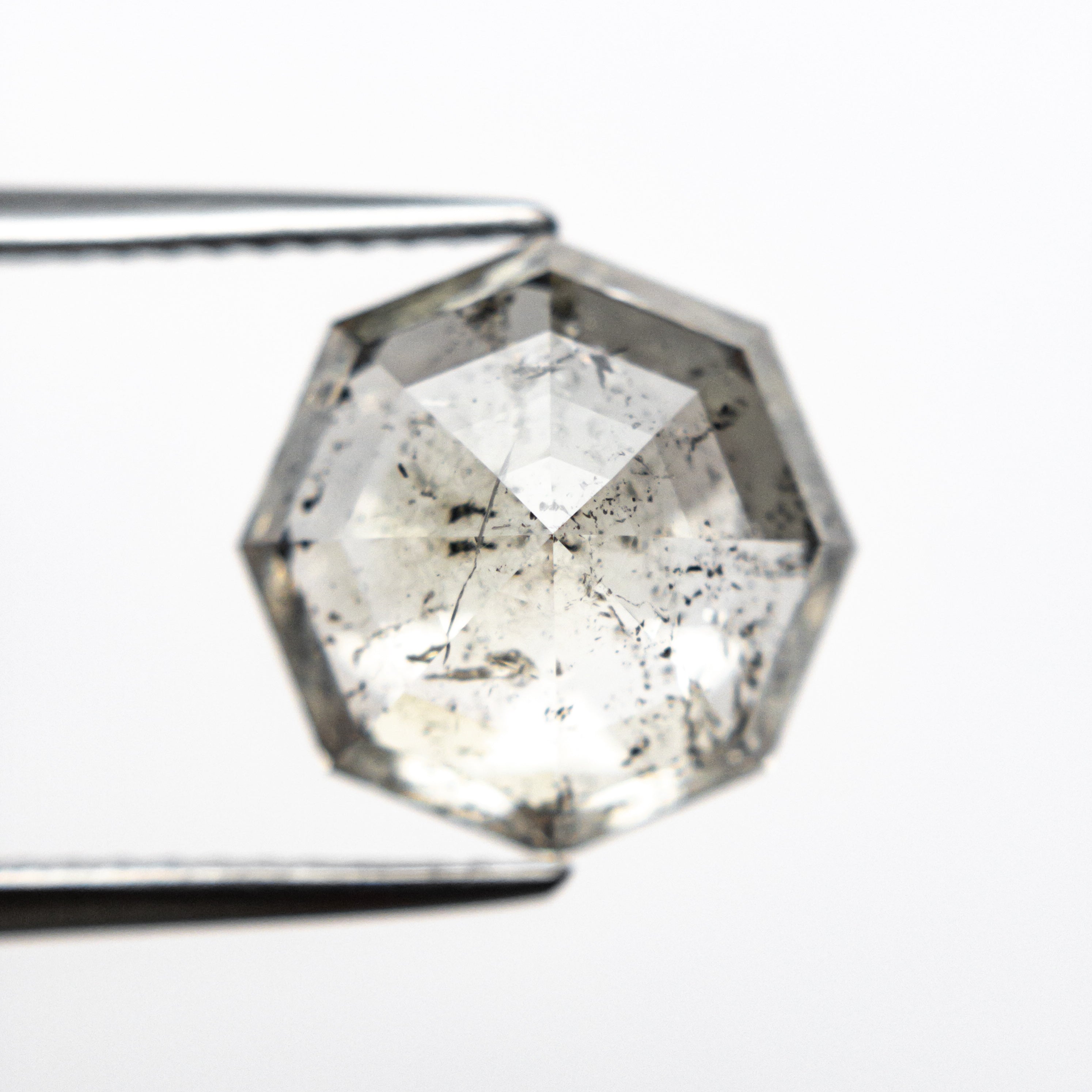 The 5.57ct 11.08x10.30x6.19mm Octagon Double Cut 20921-01 by East London jeweller Rachel Boston | Discover our collections of unique and timeless engagement rings, wedding rings, and modern fine jewellery.