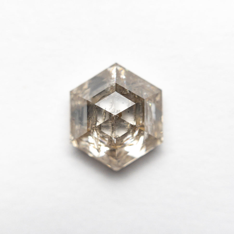 The 2.76ct 8.92x7.77x5.13mm Hexagon Double Cut 20928-02 by East London jeweller Rachel Boston | Discover our collections of unique and timeless engagement rings, wedding rings, and modern fine jewellery. - Rachel Boston Jewellery