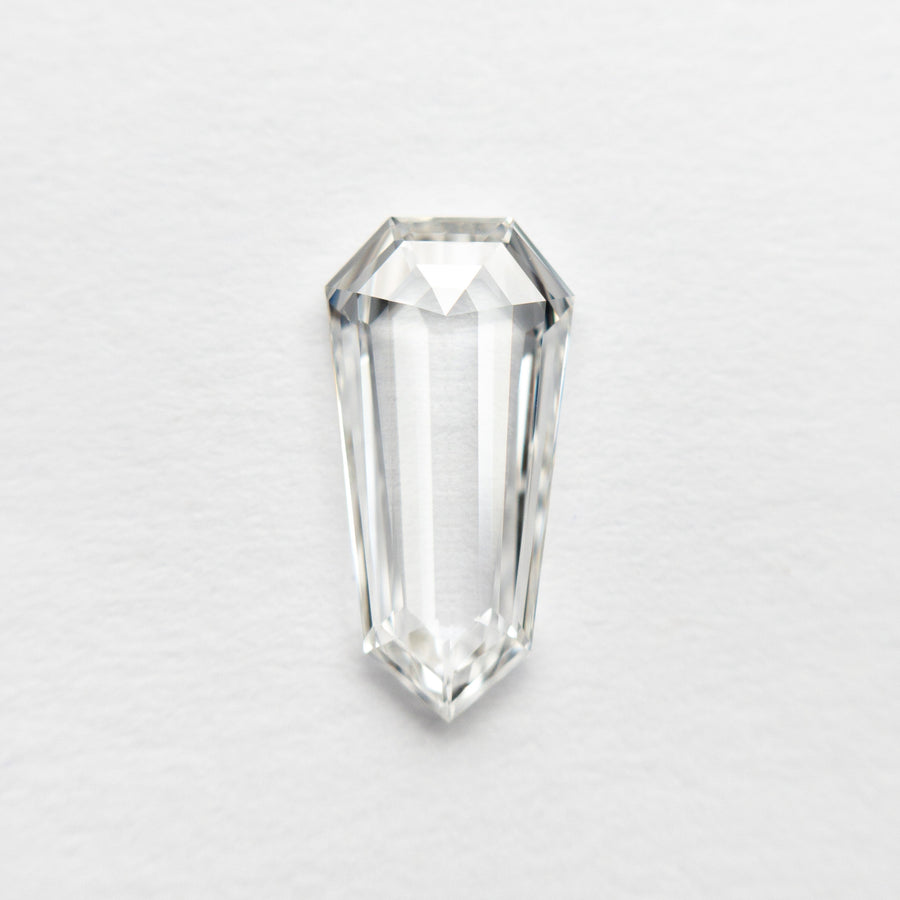 The 0.75ct 10.24x5.07x1.70mm VS2 E Shield Rosecut 20939-05 by East London jeweller Rachel Boston | Discover our collections of unique and timeless engagement rings, wedding rings, and modern fine jewellery. - Rachel Boston Jewellery