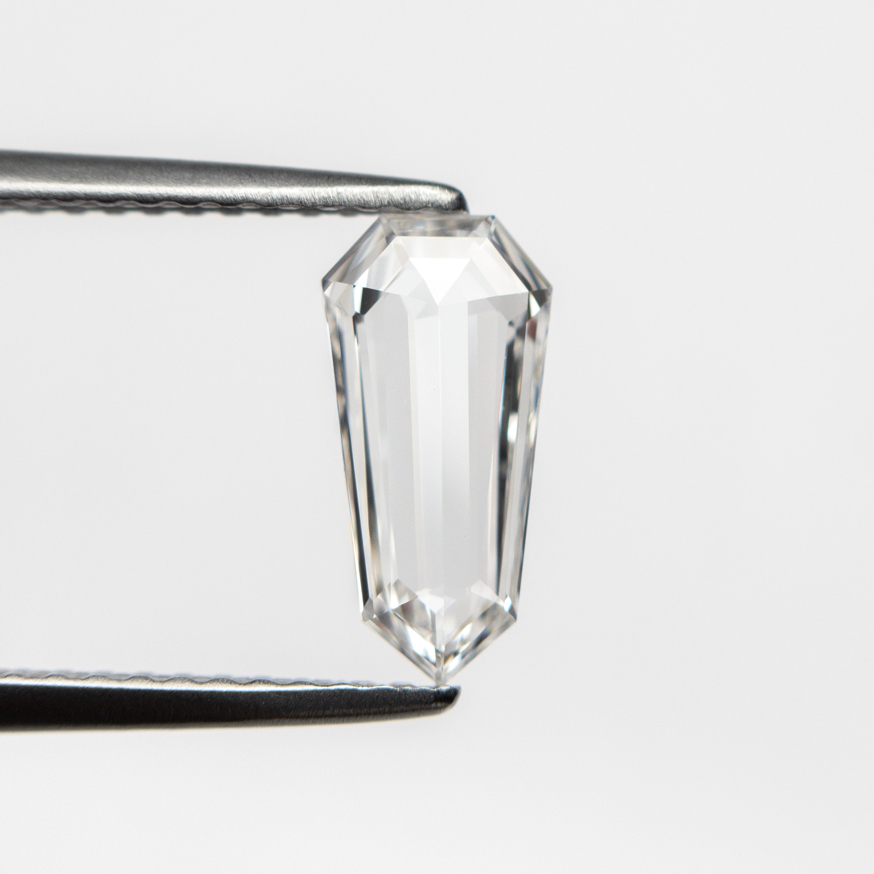 The 0.75ct 10.24x5.07x1.70mm VS2 E Shield Rosecut 20939-05 by East London jeweller Rachel Boston | Discover our collections of unique and timeless engagement rings, wedding rings, and modern fine jewellery.