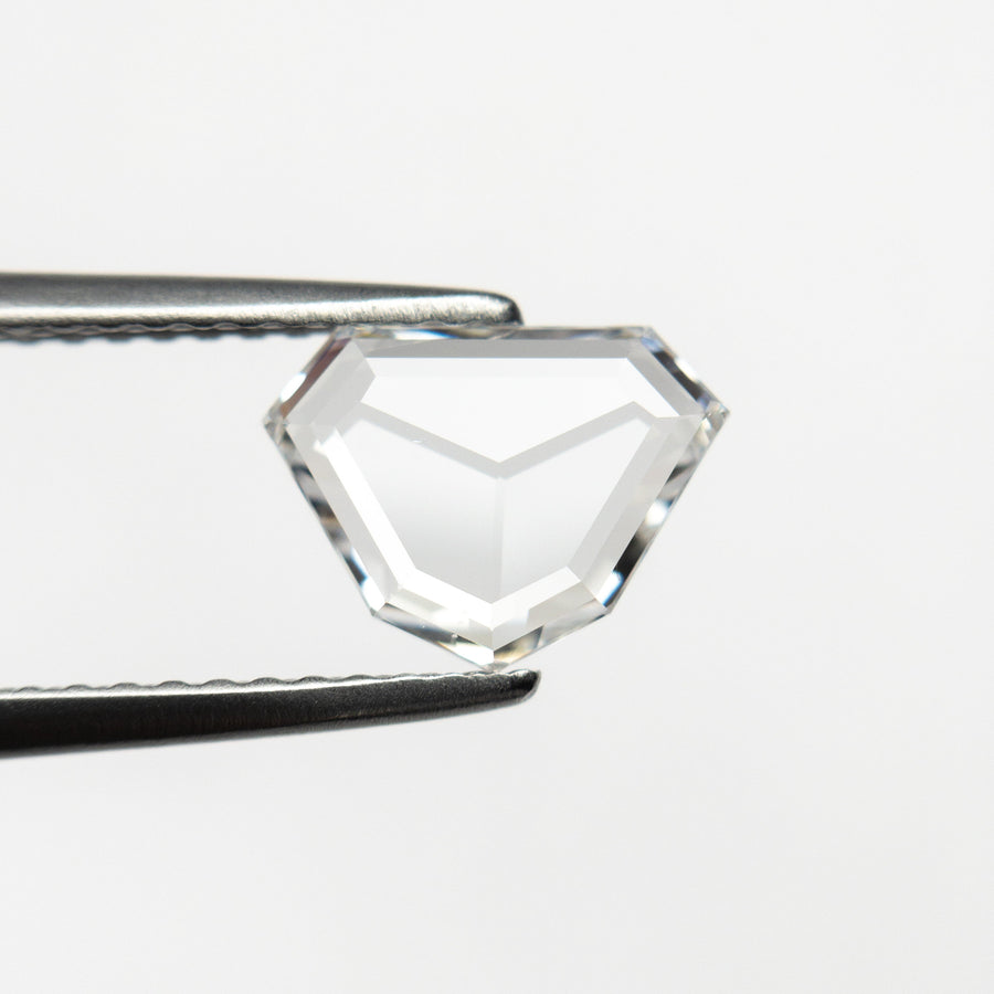 The 0.99ct 8.89x6.63x1.75mm VS1 E Shield Rosecut 20939-06 by East London jeweller Rachel Boston | Discover our collections of unique and timeless engagement rings, wedding rings, and modern fine jewellery. - Rachel Boston Jewellery