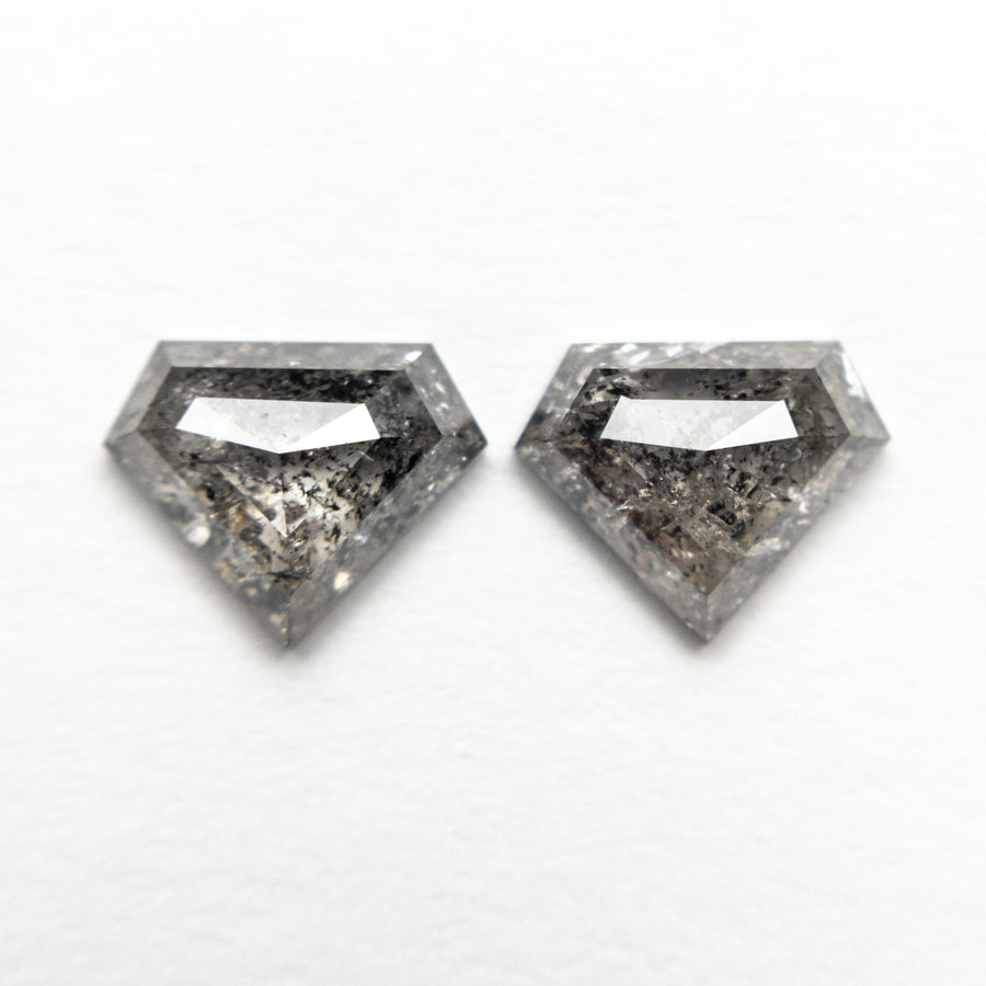 The 1.40cttw 2pc 5.71x7.14x2.33mm 5.67x7.08x2.46mm Shield Rosecut Matching Pair 20951-05 by East London jeweller Rachel Boston | Discover our collections of unique and timeless engagement rings, wedding rings, and modern fine jewellery. - Rachel Boston Jewellery