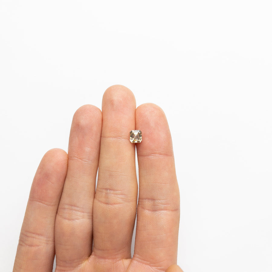 The 1.21ct 5.91x5.64x3.93mm SI2 Cut Corner Square Step Cut 🇨🇦 19163-45 by East London jeweller Rachel Boston | Discover our collections of unique and timeless engagement rings, wedding rings, and modern fine jewellery. - Rachel Boston Jewellery