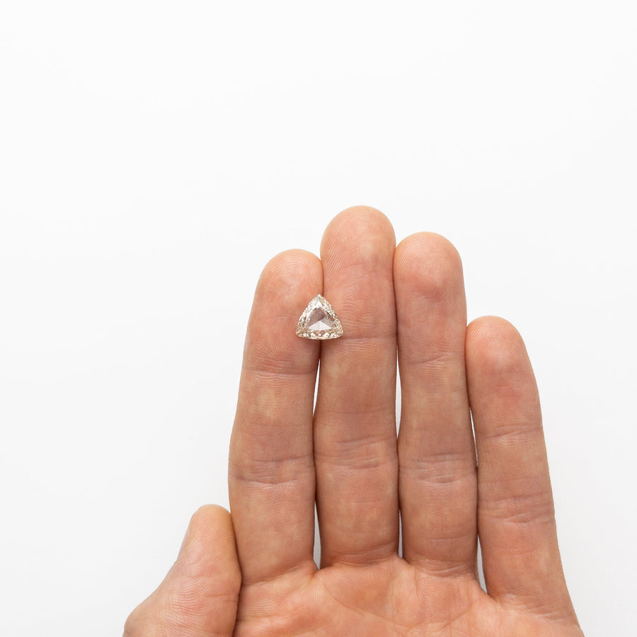 The 2.51ct 9.61x10.08x3.30mm I1 M Trillion Rosecut 🇨🇦 19163-08 by East London jeweller Rachel Boston | Discover our collections of unique and timeless engagement rings, wedding rings, and modern fine jewellery. - Rachel Boston Jewellery