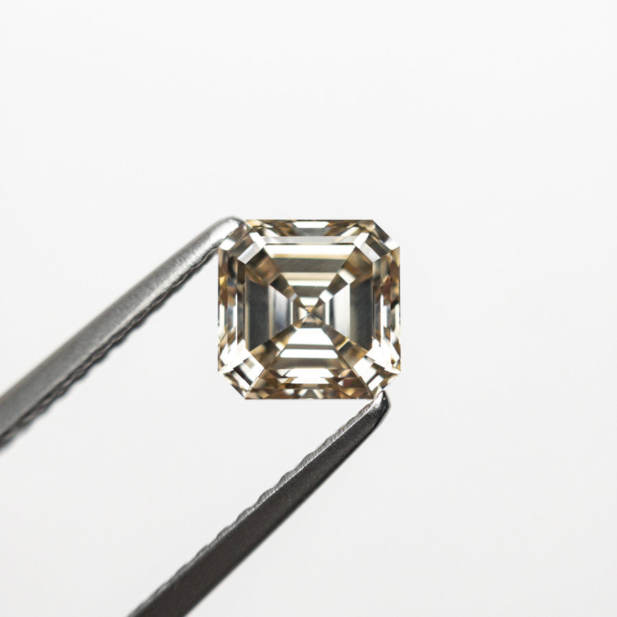 The 1.00ct 5.52x5.51x3.69mm VS2 C3 Cut Corner Square Step Cut 🇨🇦 21024-01 by East London jeweller Rachel Boston | Discover our collections of unique and timeless engagement rings, wedding rings, and modern fine jewellery. - Rachel Boston Jewellery
