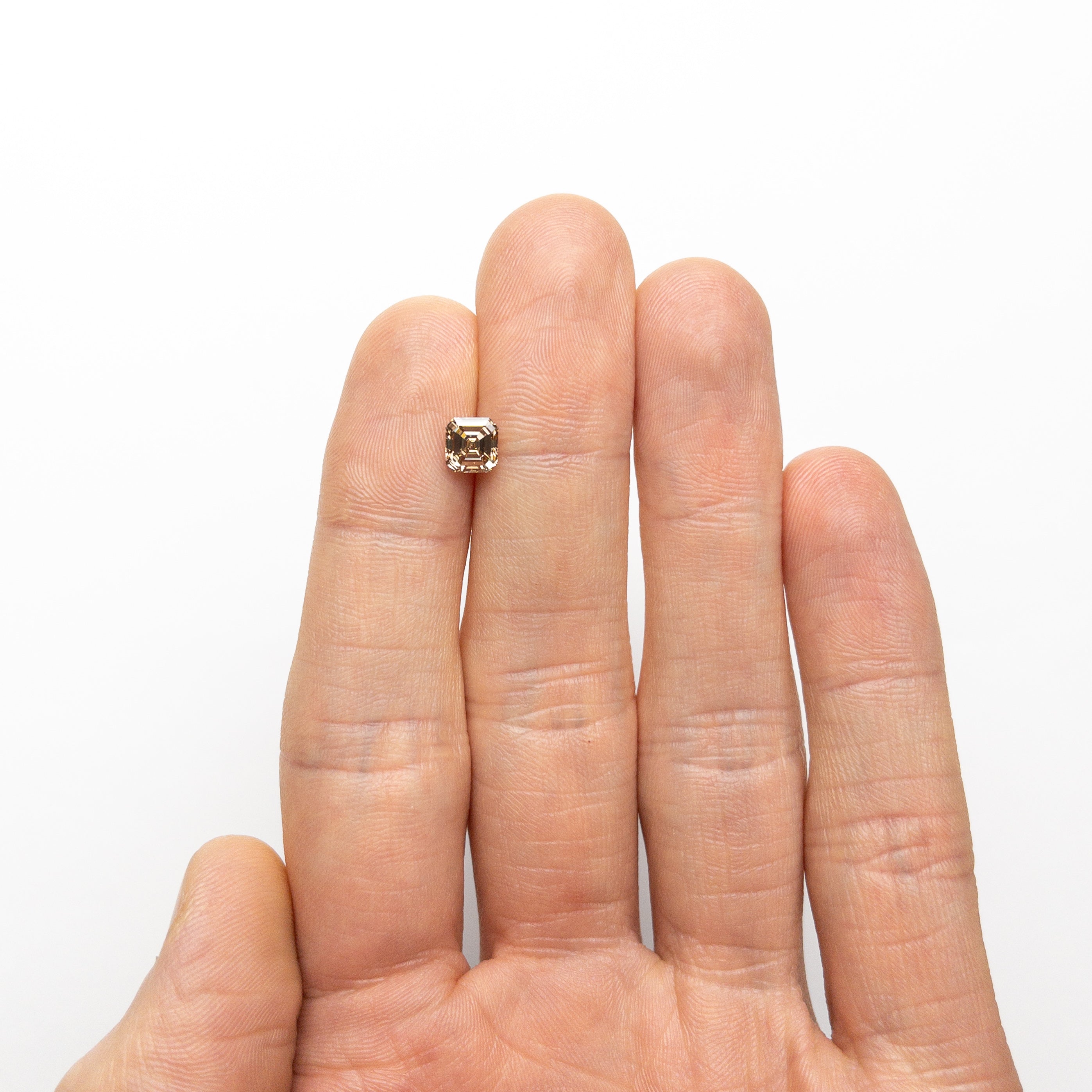 The 1.00ct 5.67x5.48x3.59mm SI2+ C5 Cut Corner Square Step Cut 🇨🇦 21088-01 by East London jeweller Rachel Boston | Discover our collections of unique and timeless engagement rings, wedding rings, and modern fine jewellery.