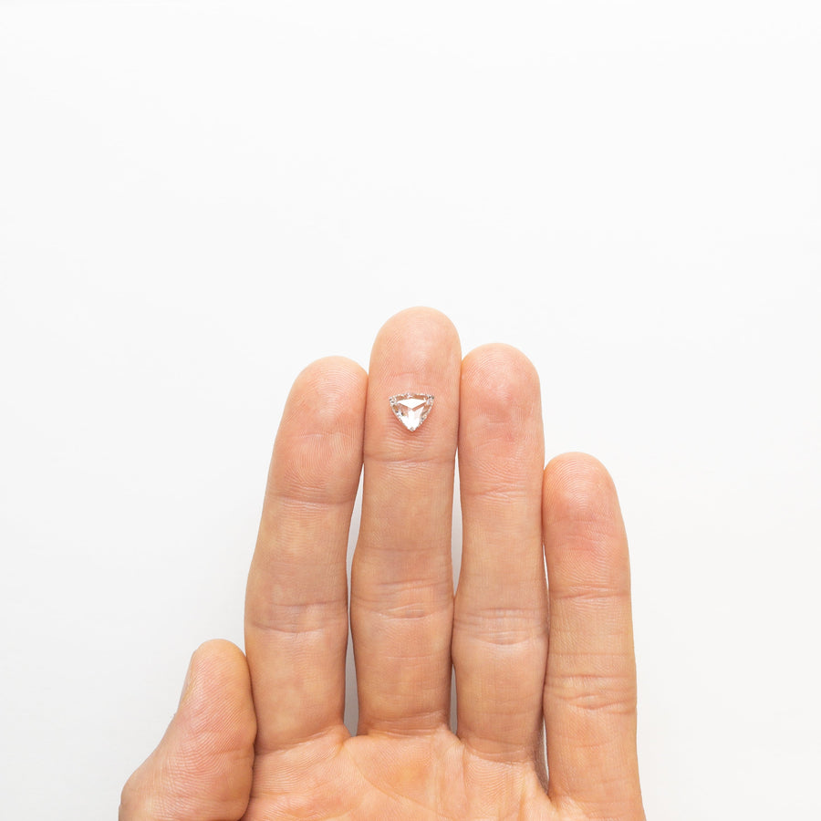 The 1.25ct 6.85x8.22x2.78mm SI2 F Trillion Rosecut 🇨🇦 21119-01 by East London jeweller Rachel Boston | Discover our collections of unique and timeless engagement rings, wedding rings, and modern fine jewellery. - Rachel Boston Jewellery
