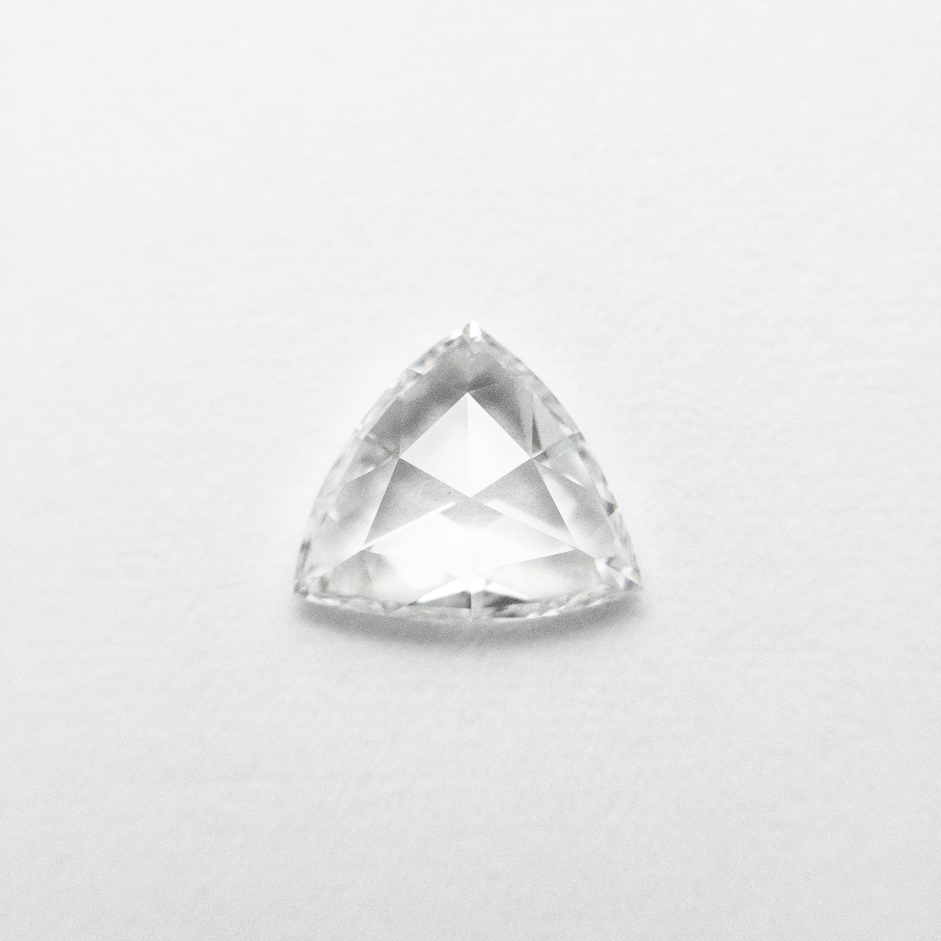 The 0.72ct 6.21x7.16x2.16mm VS2 D Trillion Rosecut 🇨🇦 21157-01 by East London jeweller Rachel Boston | Discover our collections of unique and timeless engagement rings, wedding rings, and modern fine jewellery.