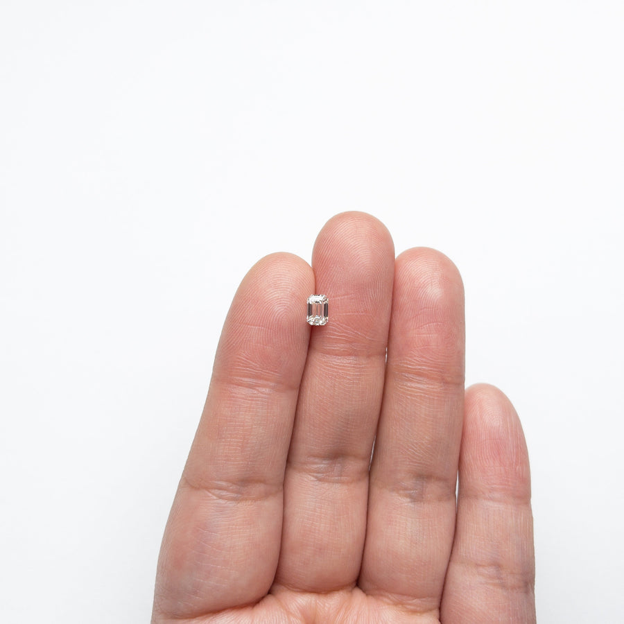 The 0.51ct 5.30x3.71x2.56mm VS2 J Cut Corner Rectangle Step Cut 🇨🇦 21307-01 by East London jeweller Rachel Boston | Discover our collections of unique and timeless engagement rings, wedding rings, and modern fine jewellery. - Rachel Boston Jewellery