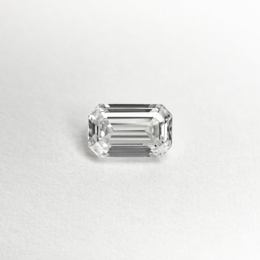 The 0.50ct 5.70x3.62x2.35mm VVS2 E Cut Corner Rectangle Step Cut 🇨🇦 21311-01 by East London jeweller Rachel Boston | Discover our collections of unique and timeless engagement rings, wedding rings, and modern fine jewellery. - Rachel Boston Jewellery