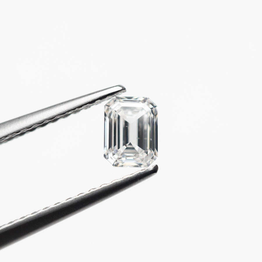 The 0.51ct 5.13x3.90x2.45mm SI1 E Cut Corner Rectangle Step Cut 🇨🇦 21322-01 by East London jeweller Rachel Boston | Discover our collections of unique and timeless engagement rings, wedding rings, and modern fine jewellery. - Rachel Boston Jewellery