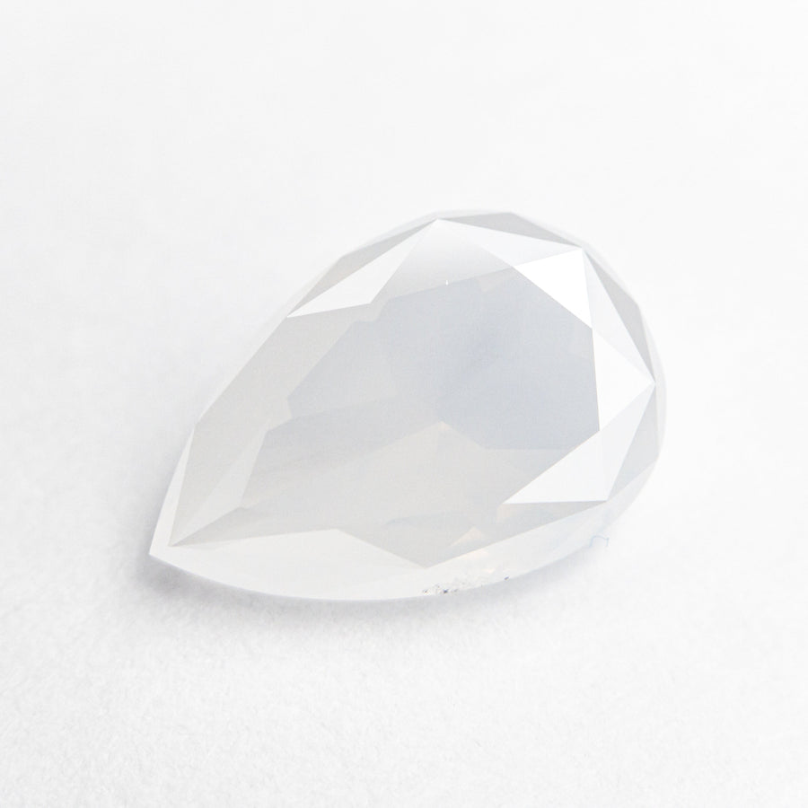 The 1.98ct 10.76x7.28x3.36mm Fancy White Pear Double Cut 21610-01 by East London jeweller Rachel Boston | Discover our collections of unique and timeless engagement rings, wedding rings, and modern fine jewellery. - Rachel Boston Jewellery