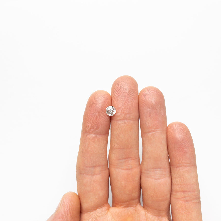 The 1.05ct 6.34x6.11x4.34mm GIA VS1 J Antique Old European Cut 21674-01 by East London jeweller Rachel Boston | Discover our collections of unique and timeless engagement rings, wedding rings, and modern fine jewellery. - Rachel Boston Jewellery