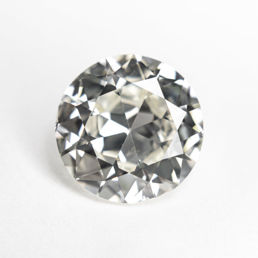 The 3.65ct 10.59x10.46x5.36mm GIA VS1 K Antique Old European Cut 21678-01 by East London jeweller Rachel Boston | Discover our collections of unique and timeless engagement rings, wedding rings, and modern fine jewellery. - Rachel Boston Jewellery