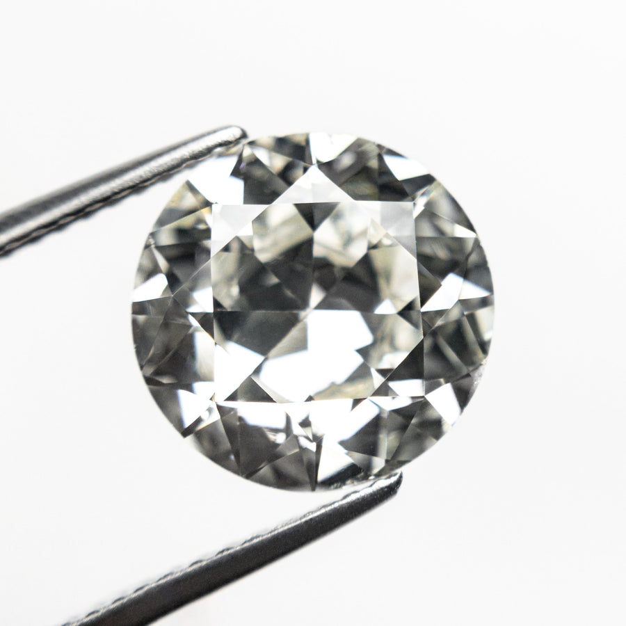 The 3.65ct 10.59x10.46x5.36mm GIA VS1 K Antique Old European Cut 21678-01 by East London jeweller Rachel Boston | Discover our collections of unique and timeless engagement rings, wedding rings, and modern fine jewellery. - Rachel Boston Jewellery