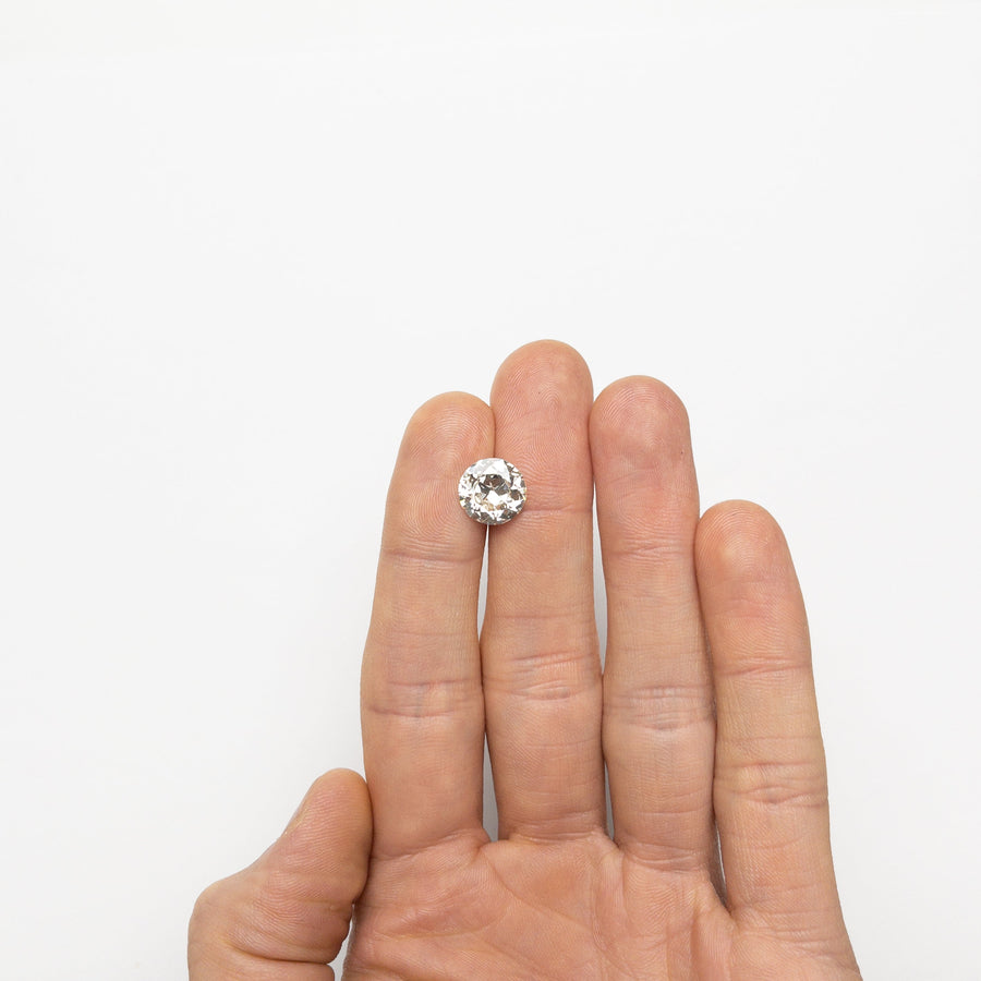 The 3.65ct 10.59x10.46x5.36mm GIA VS1 K Antique Old European Cut 21678-01 by East London jeweller Rachel Boston | Discover our collections of unique and timeless engagement rings, wedding rings, and modern fine jewellery. - Rachel Boston Jewellery