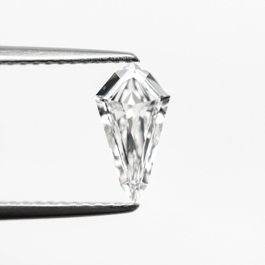 The 0.72ct 9.53x5.13x2.32mm SI1 D Kite Step Cut 21690-01 by East London jeweller Rachel Boston | Discover our collections of unique and timeless engagement rings, wedding rings, and modern fine jewellery. - Rachel Boston Jewellery