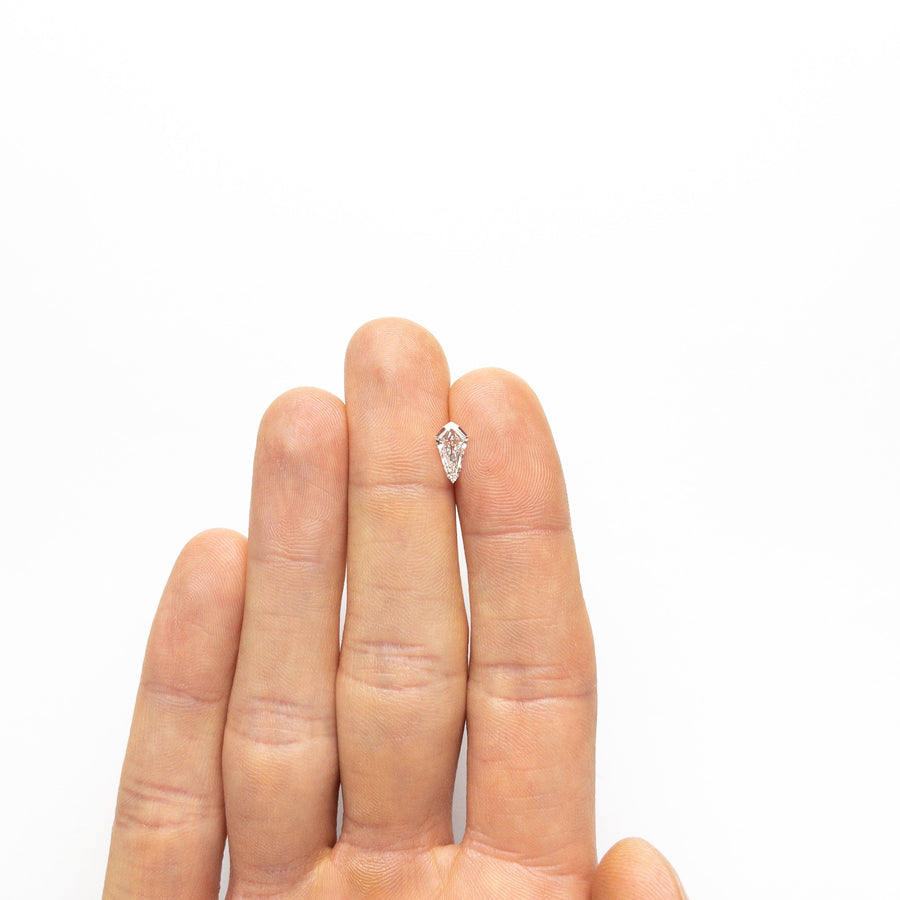 The 0.72ct 9.53x5.13x2.32mm SI1 D Kite Step Cut 21690-01 by East London jeweller Rachel Boston | Discover our collections of unique and timeless engagement rings, wedding rings, and modern fine jewellery. - Rachel Boston Jewellery
