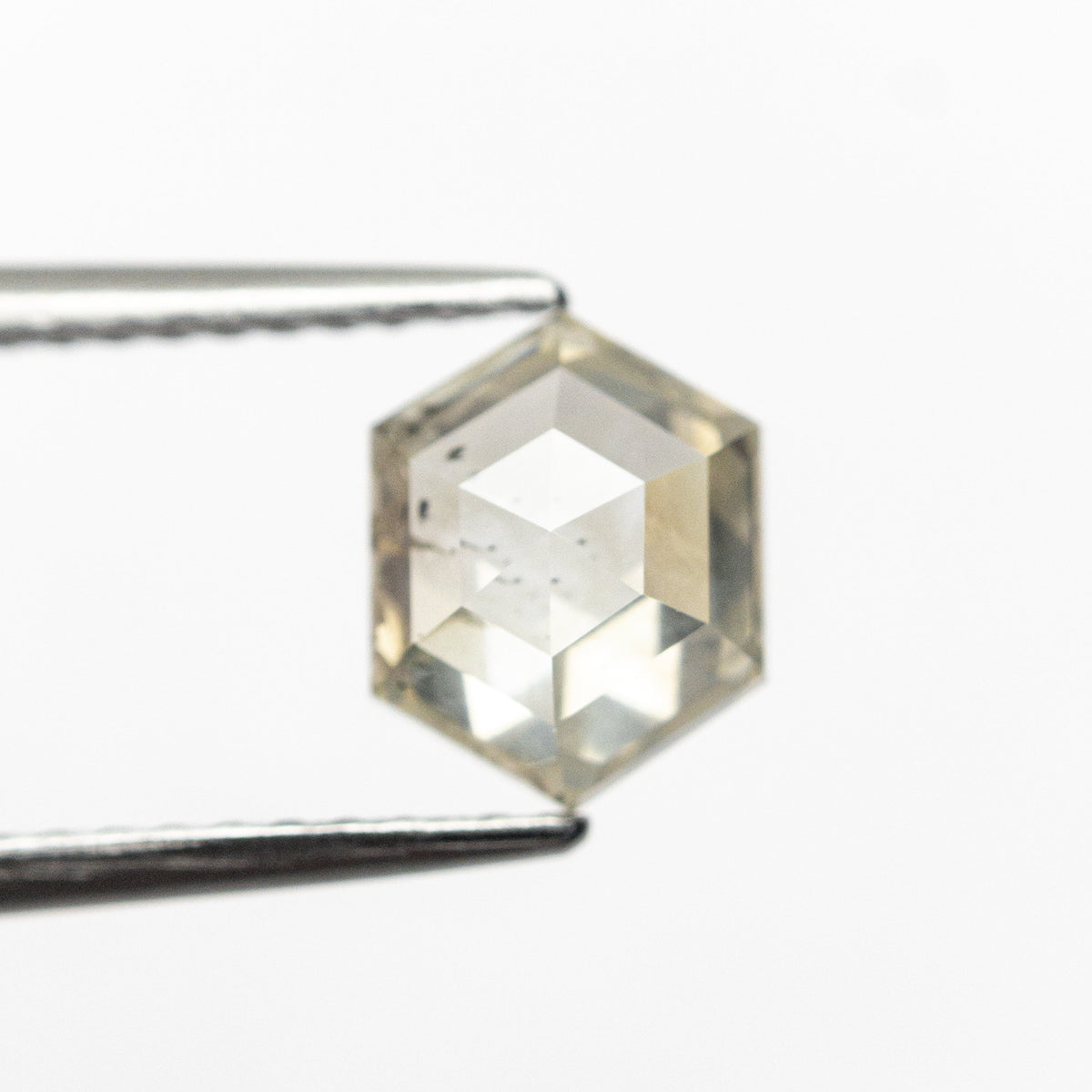 The 1.24ct 7.60x6.50x3.40mm Hexagon Double Cut 21879-04 by East London jeweller Rachel Boston | Discover our collections of unique and timeless engagement rings, wedding rings, and modern fine jewellery.